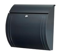 BURG-WÄCHTER Briefkasten aus verzinktem Stahl Modena 857 ANT Letter Box Sheet Steel Anthracite, Gray