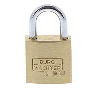 BURG-WÄCHTER Lock, Set of 2, Shackle Strength 3.5 mm, 4 Keys, Duo 222 20 SB