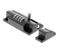 Sterling Combination Locking Bolt 110mm Black Keyless for Shed Gate Door Lock