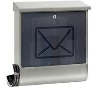 Burg Wächter 65300 Lucenta Letterbox Stainless Steel Key Secure Roof