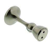 Burg-Wächter Magnetic Door Stop for Wall Mounting, Incl. Fixing Material, Holding Force: approx. 6 kg, TWM 2495 Ni SB, Stainless Steel Optic