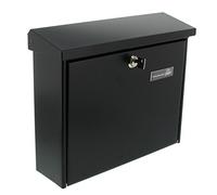 Burg-Wächter Amsterdam 867 S Steel Mailbox, Black
