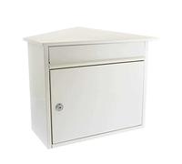 Burg Wachter Mersey White - Front Loading 27Ltr Large Post Box