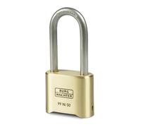 Burg-Wächter No. 99 Ni 50 HB 65 SB Combination Padlock Brass Shackle Thickness 7.9 mm Shackle Height 57 mm