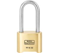 Burg Wächter Padlock Brass Combo Weatherproof Outdoor Use