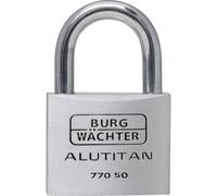 Burg Wächter 770 Aluminium Titanium Padlock, 50 mm, 1 piece 105021885