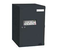 BURG-WÄCHTER Parcel Box, eBoxx E 634 s ANT, Galvanized Steel, Anthracite, 575 x 380 x 450 mm, Volume: 98 Litre