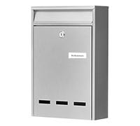 Burg Wächter Pocket Letter Box, Stahlblech Silberfärbig, Pocket 5871 Si