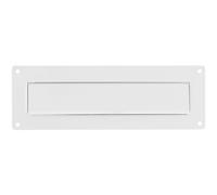 Burg Wächter PORTA 796 W Letter Plate Aluminium Steel White