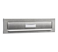 Burg Wächter Porta Letter Plate Stainless Steel with Name Plate