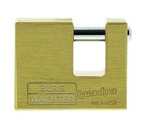 Burg-Wächter Quadra 444 50 SB Padlock 7 mm Pinch protection Shackle Thickness 1 item 2 Keys