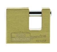 Burg-Wächter Quadra 444 50mm Solid Brass Padlock 7mm Pinch