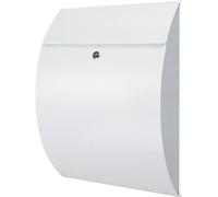 Burg Wächter RIVIERA 835 Steel Letterbox White Galvanised C4 Slot