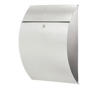 Burg-Wächter Riviera Letter Box, Silver, 38670