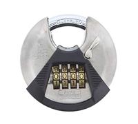 Padlock Burg-Wachter Circle 23C 70mm Stainless Steel 4-Dial Combination Disc