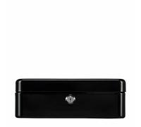 Burg Wächter 10700 Cash Box 250x90x180mm Black Secure Key & Handle