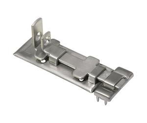 BURG-WÄCHTER Safety Device for Locks, for Flush Doors, Bolt Lock Stainless Steel R 80 Ni SB