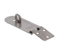 BURG-WÄCHTER Safety Device for Locks, for Flush Doors, Hasp and Staples Stainless Steel PCC 80 Ni SB