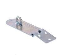 BURG-WÄCHTER Safety Device for Locks, Set of Hasp and Staples and Lock, for Flush Doors, PCC 80 + 222 30 SB