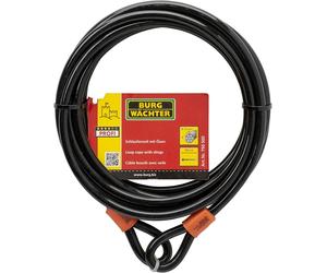 BURG-WÄCHTER Security Cable, with Two Loops, Extra Long: 500 cm, 750 500
