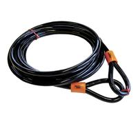 Burg Wachter 500cm Double Loop Spiral Security Cable with Eyelets