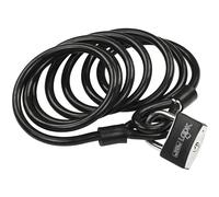 Burg Wächter Spiral Cable Lock Black Key Lock Aluminium Robust 2660