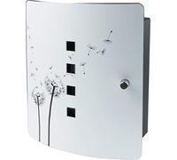 Burg Wächter 38950 Key Cabinet 10 Hooks Stainless Steel Door 1 Piece