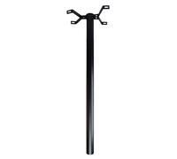 BURG-WÄCHTER, Support Post for American Mailbox, Height 150 cm, Aluminium, 893 S, Black