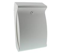 Burg-Wächter Plastic Letter Box Swing 4905 W High-Quality Letterbox, White, 419 x 271 x 129 mm