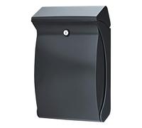 BURG-WÄCHTER Plastic Mailbox Swing Wall Post Box Wall Mounted Lift Up Lid Lock