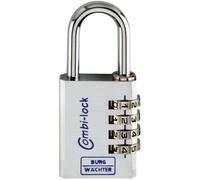 Burg Wächter The CASTLE GUARD Padlock 40mm Aluminium Combo Lock 3651