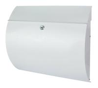 Burg Wächter Toscana 856 W Letterbox Galvanised Steel White