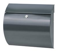 Burg Wächter Toscana Letterbox Galvanised Steel Anthracite Key 38660