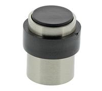 Burg-Wächter TWB 2230 Ni SB Door Stop for Wall and Floor Fixing, Grey