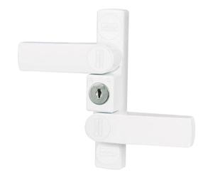 BURG-WÄCHTER, Window Protection with 2 Pivot Bolts, For Single- or Double-Leafed Windows, Wood or Aluminium, 2 Keys, WinSafe WS 22 W SB