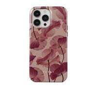 Burga Case for iPhone 14 Pro Tough Shockproof Tender Kiss model, Red