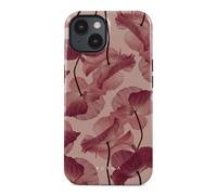 Burga Case for iPhone 15 Tough Shockproof Model Tender Kiss, Red