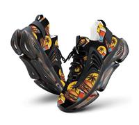 Burger and Beer Mens Running Sneakers Athletic Walking Gym Shoes for Sport Gym