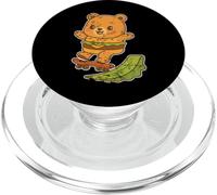 Burger Bear Skate Retro Fun PopSockets PopGrip for MagSafe
