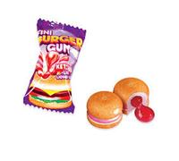 Burger Bubble Gum (with Strawberry Liquid Centre) x100 Pieces
