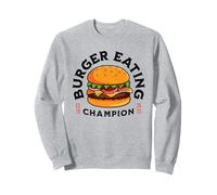 Burger Eating Champion Funny Hamburger Food Summer BBQ Sweatshirt