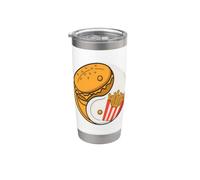 Burger Fries Funny Stainless Steel Insulated Tumbler