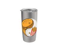 Burger Fries Funny Stainless Steel Insulated Tumbler