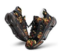 Burger Hamburger Men's Running Shoe 10women/7.5men（EUR41）