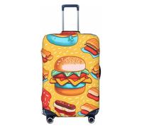 Burger Hot Dog Bacon Luggage Cover Suitcase Cover Protector Travel Suitcase Cover