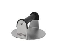Burger Iron The Hamburger Press | 6 Inch Extra Large Stainless Steel Broken Hamburger Press | Perfect for Paleo and Keto Diets