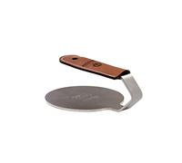 Burger Iron with Leather Hand Guard - 19 cm - Hamburger Press - Grill Press - Bacon Press - Smashed Burger - Kitchen - Garden - Camping - Sweden Made - Outdoor - Indoor