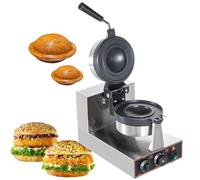 Burger Maker,Electric UFO Burger Machine, Household Commercial Ice Cream Burger Maker Machine,Non-Stick Electric Panini Press, 50-300°C Temperature Control