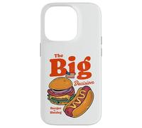 Burger or Hotdog The Big Decision American Food Case for iPhone 14 Pro