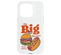 Burger or Hotdog The Big Decision American Food Case for iPhone 15 Pro